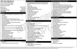 2021 Kia Telluride LX