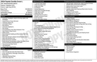 2024 Toyota Corolla Cross L