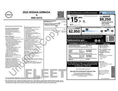 2022 Nissan Armada S