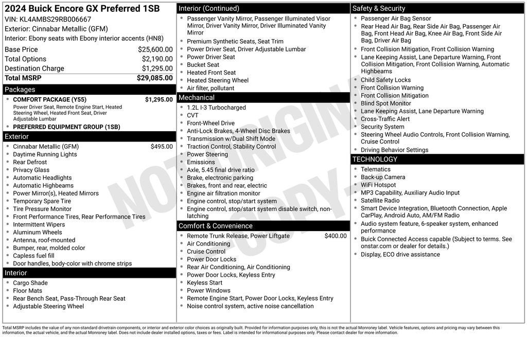 2024 Buick Encore GX Preferred