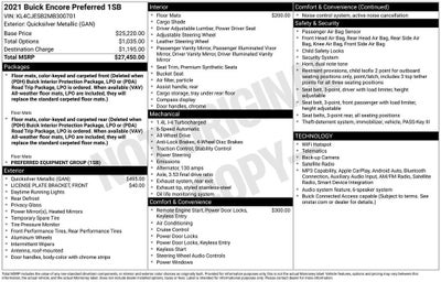 2021 Buick Encore Preferred