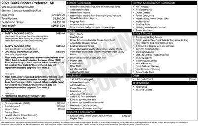 2021 Buick Encore Preferred