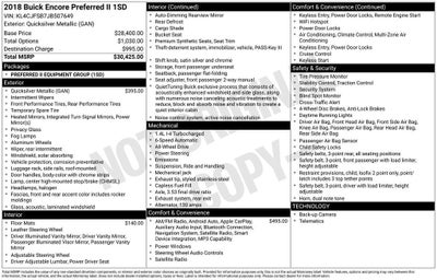 2018 Buick Encore Preferred II