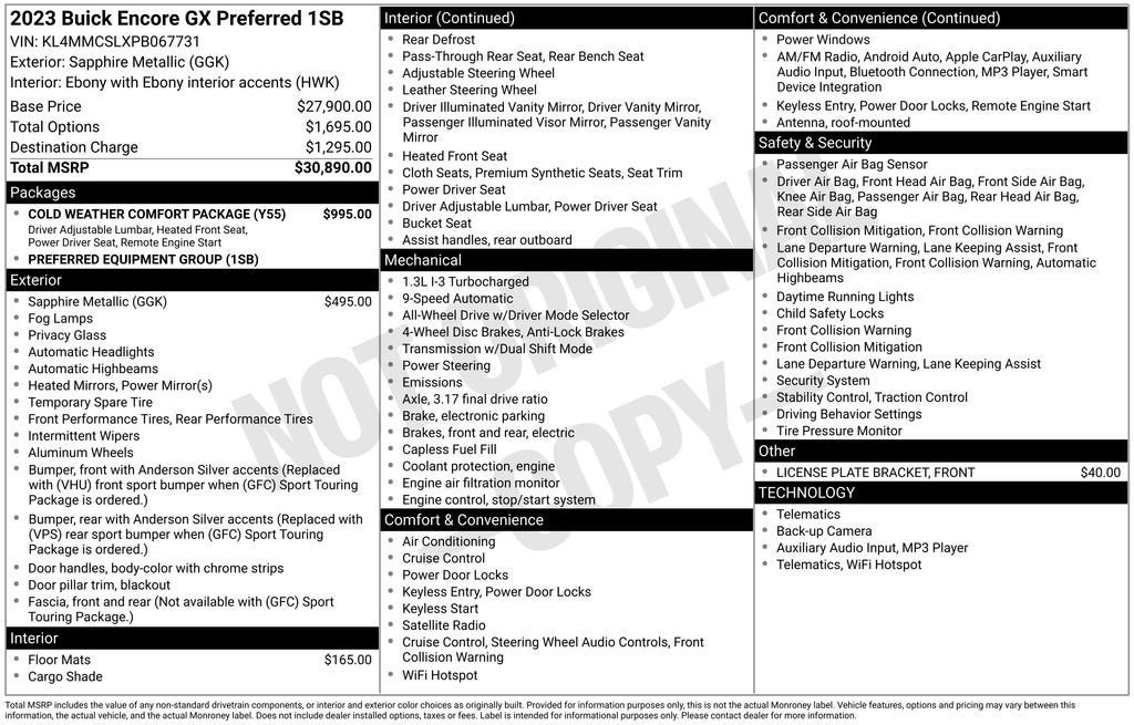 2023 Buick Encore GX Preferred