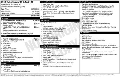 2023 Buick Encore GX Select