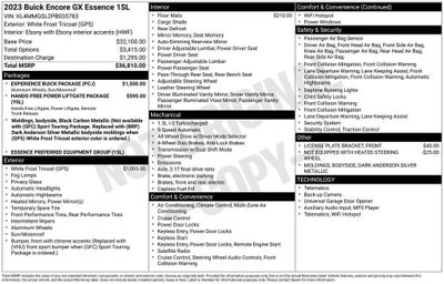 2023 Buick Encore GX Essence