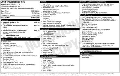 2024 Chevrolet Trax 1RS