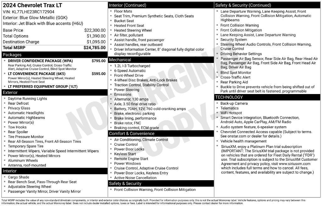2024 Chevrolet Trax LT - Photo 6