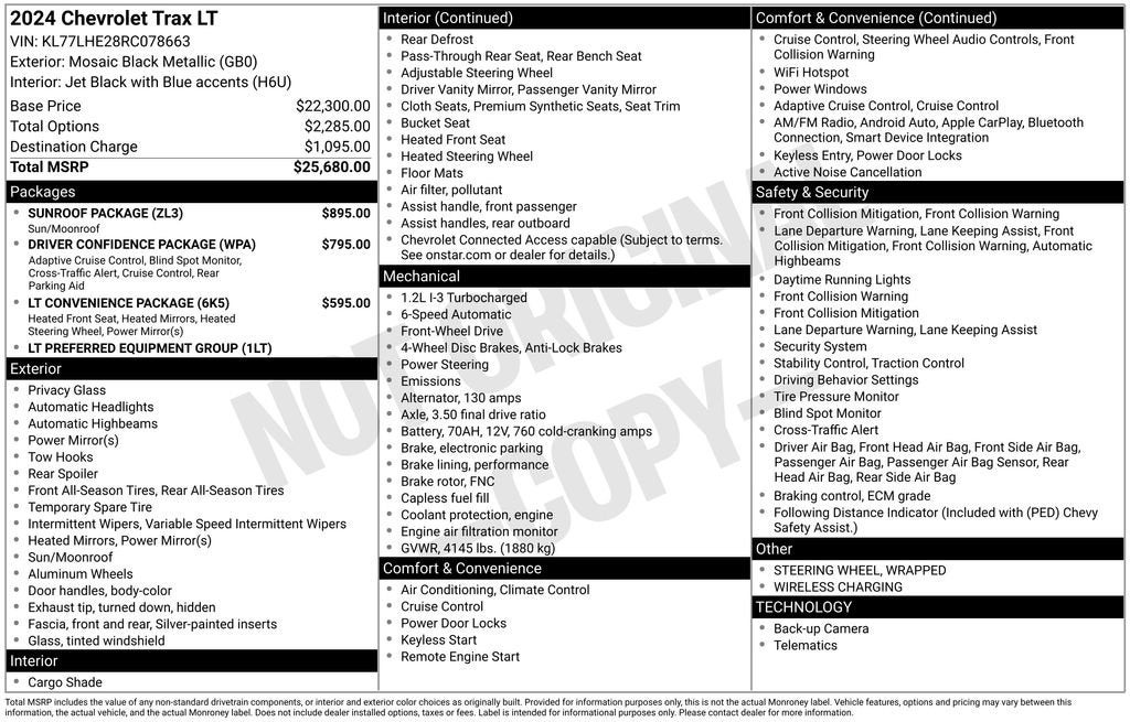 2024 Chevrolet Trax LT