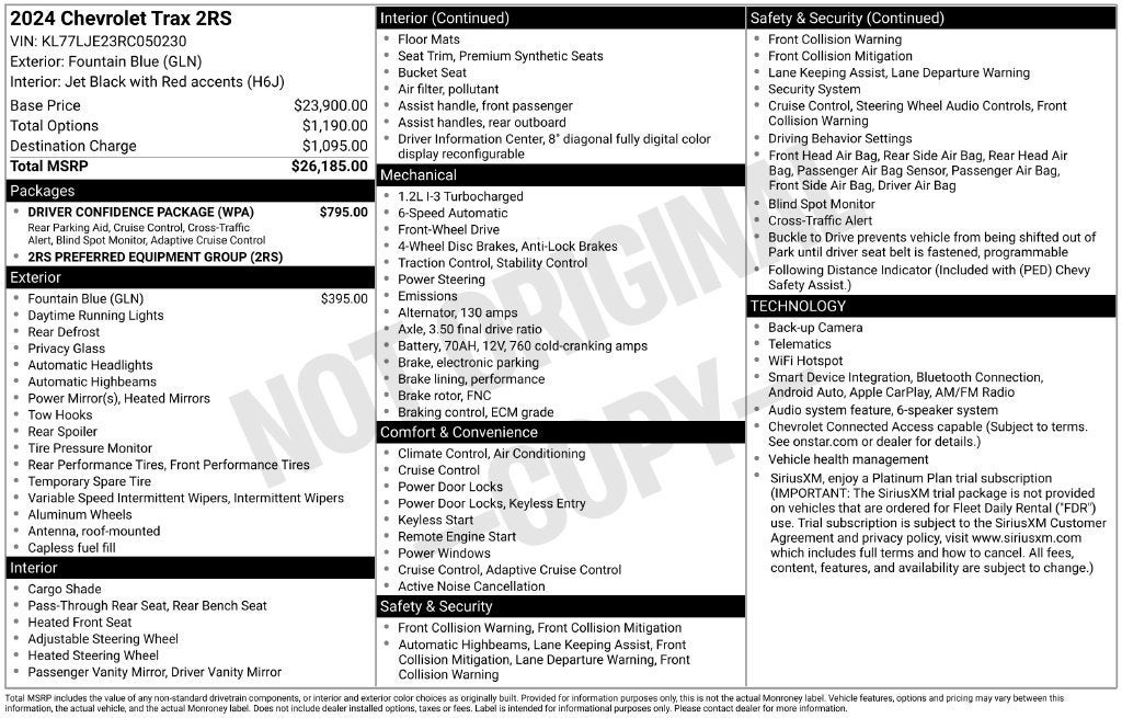 2024 Chevrolet Trax RS - Photo 3
