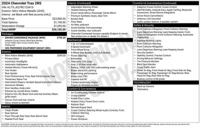 2024 Chevrolet Trax 2RS