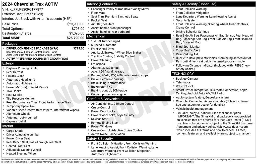 2024 Chevrolet Trax ACTIV