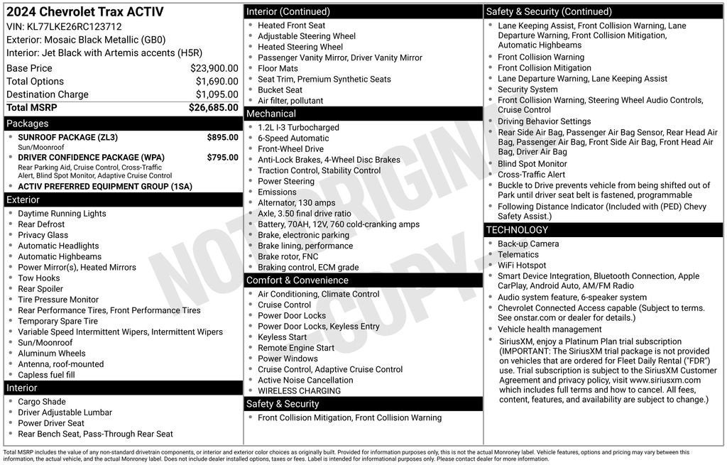 2024 Chevrolet Trax ACTIV