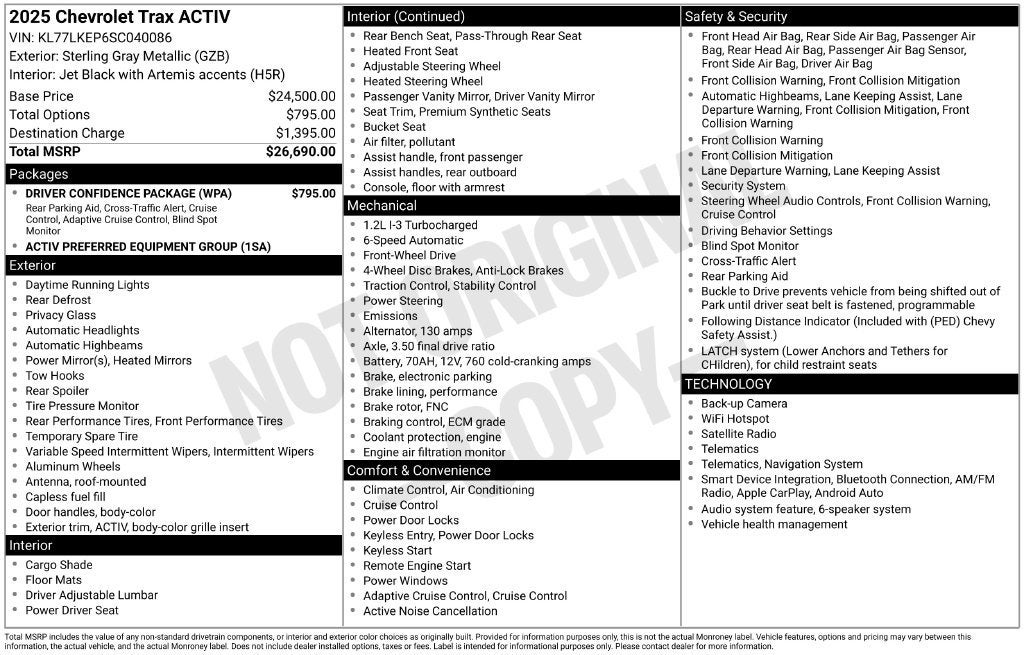2025 Chevrolet Trax Activ - Photo 6