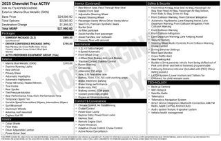 2025 Chevrolet Trax ACTIV