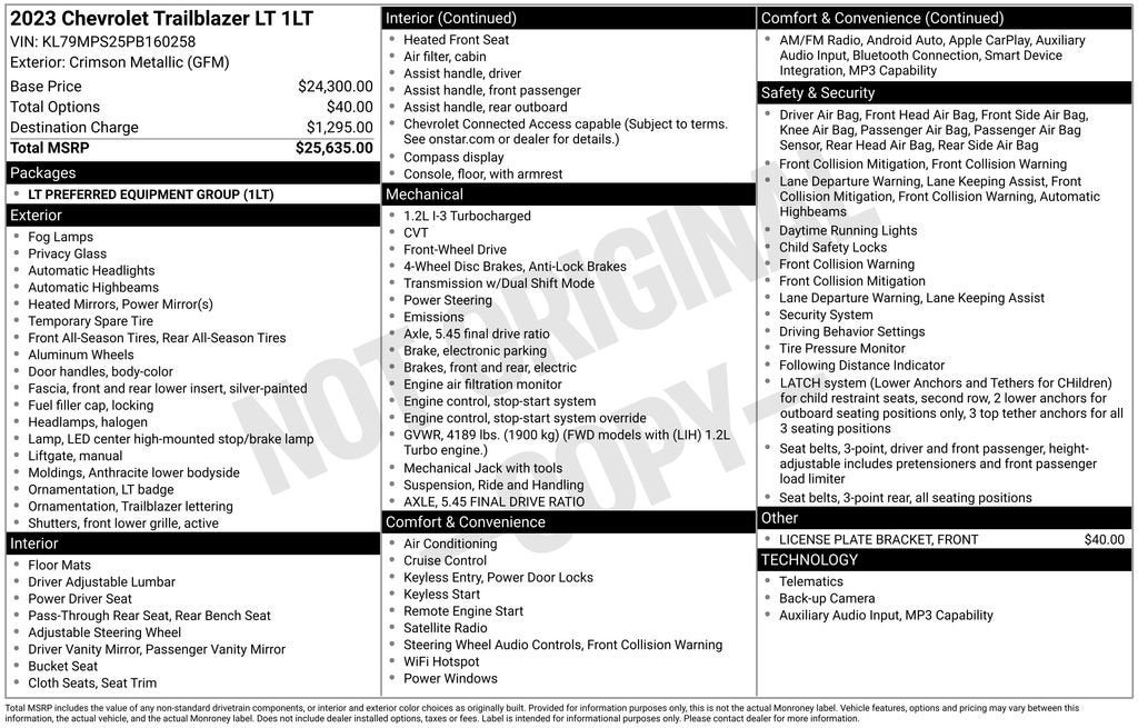 2023 Chevrolet TrailBlazer LT - Photo 6