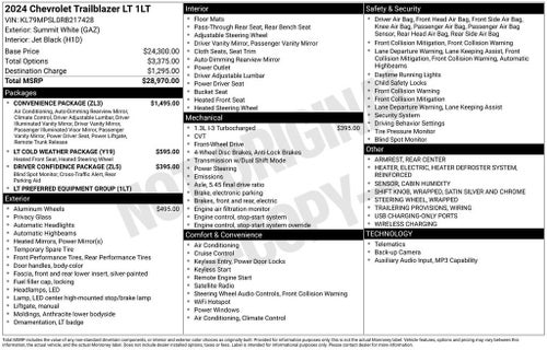 2024 Chevrolet Trailblazer LT
