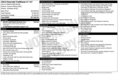 2024 Chevrolet Trailblazer LT