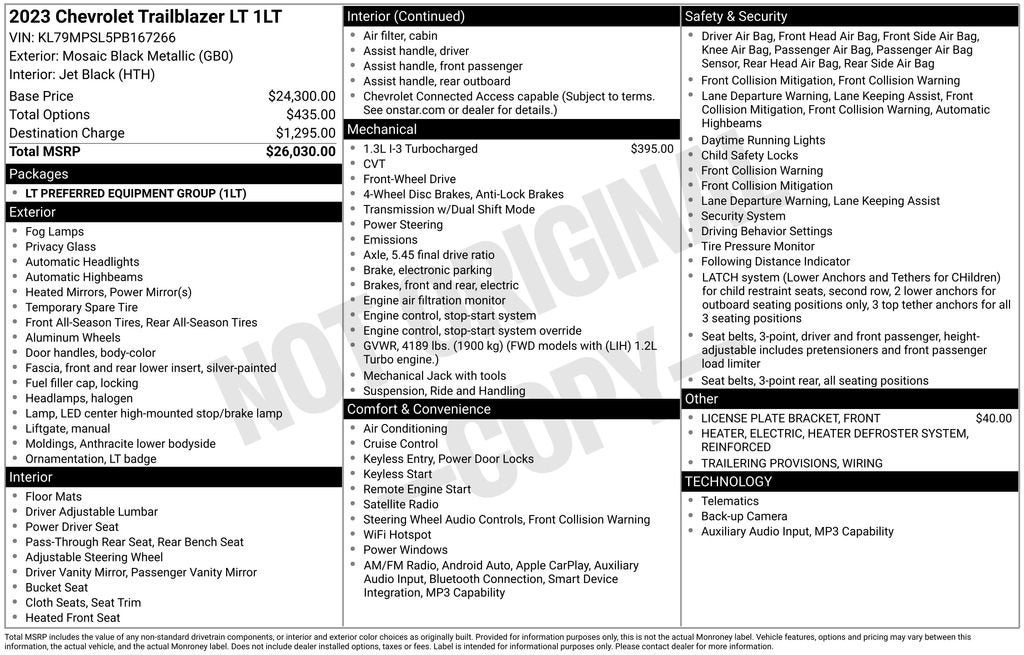 2023 Chevrolet Trailblazer LT