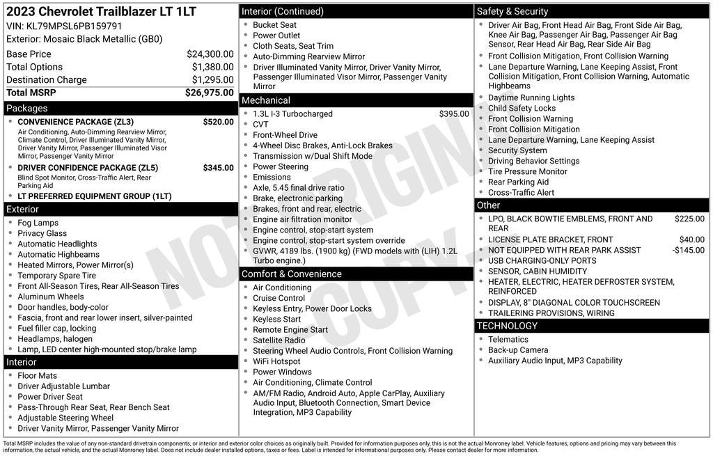 2023 Chevrolet Trailblazer LT