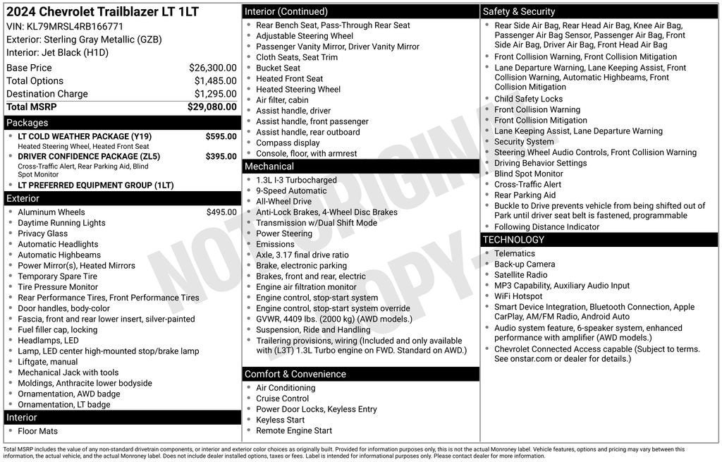 2024 Chevrolet Trailblazer LT