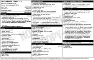 2022 Chevrolet Trax LS