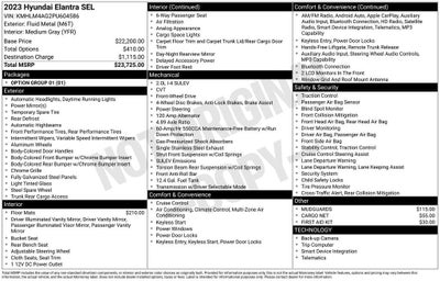 2023 Hyundai Elantra SEL