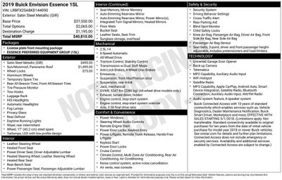 2019 Buick Envision Essence
