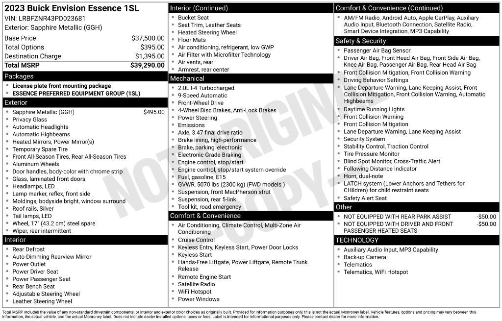 2023 Buick Envision Essence