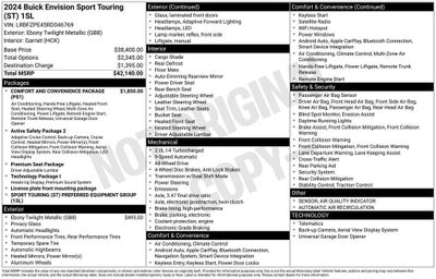 2024 Buick Envision Sport Touring