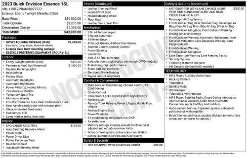 2023 Buick Envision Essence