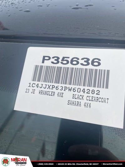 2023 Jeep Wrangler Sahara 4xe