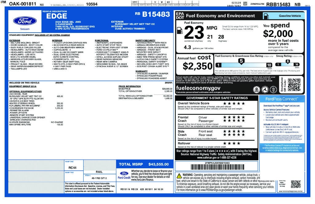 2024 Ford Edge SEL