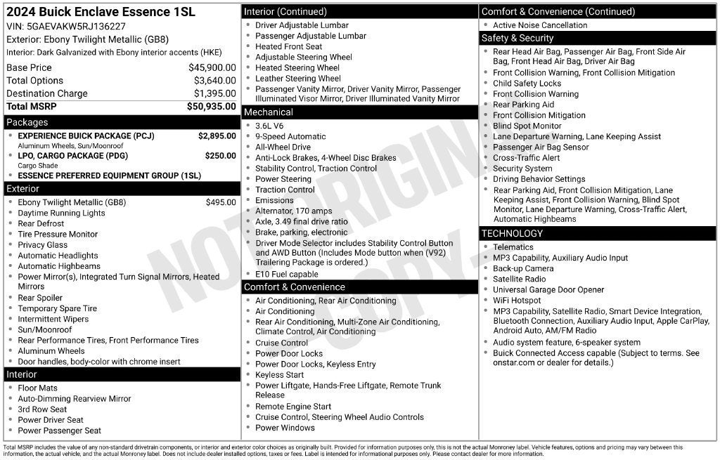 2024 Buick Enclave Essence