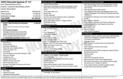 2025 Chevrolet Equinox LT