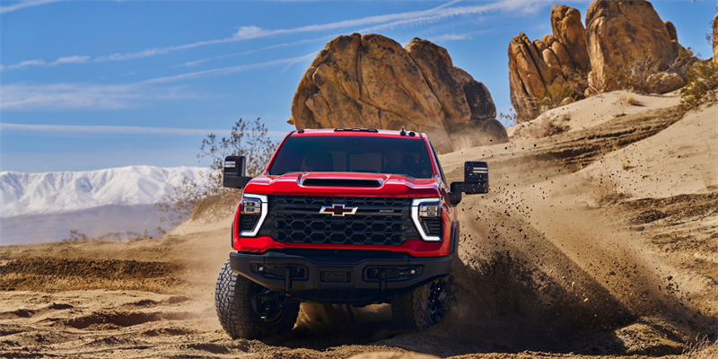 Red 2026 Chevrolet Silverado HD