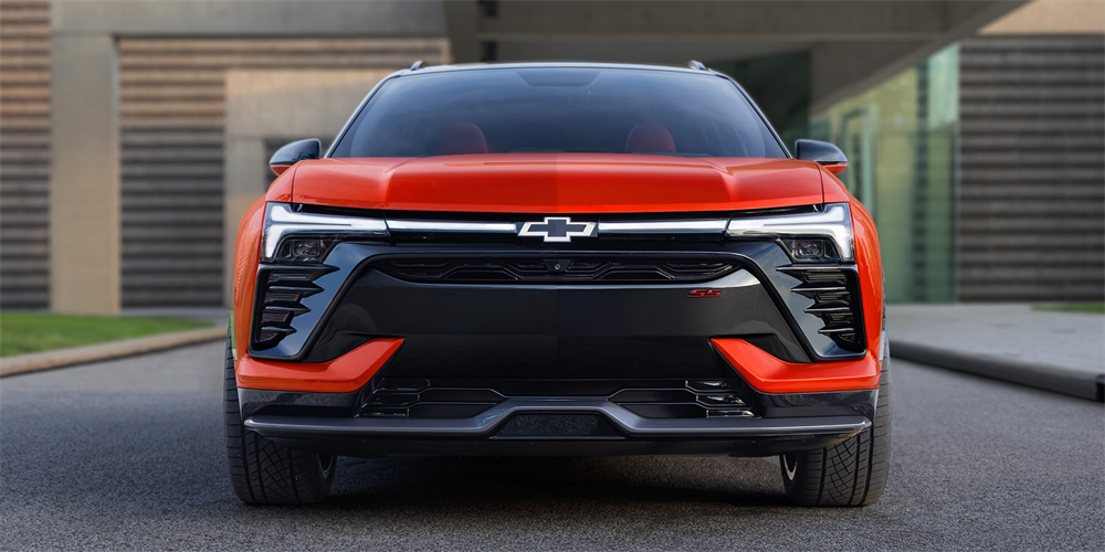 Red 2027 Chevrolet Blazer EV Front View