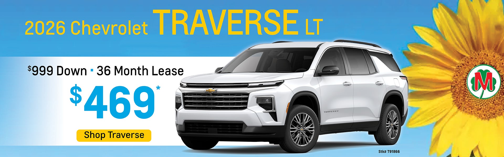 Traverse Lease Special