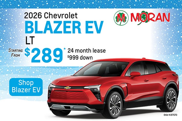 2026 CHEVROLET BLAZER EV LT $289/month