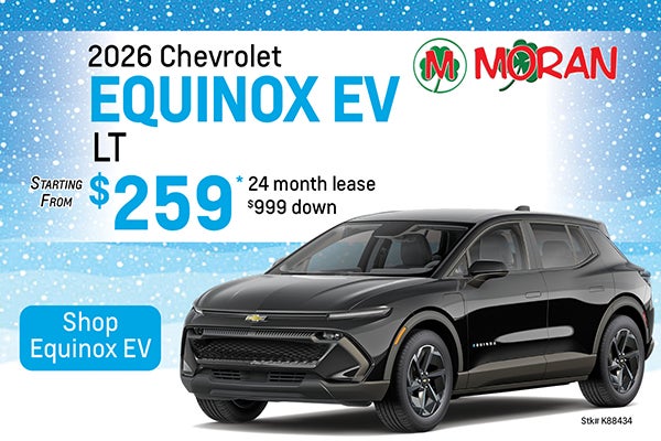 2026 CHEVROLET EQUINOX EV LT $259/month