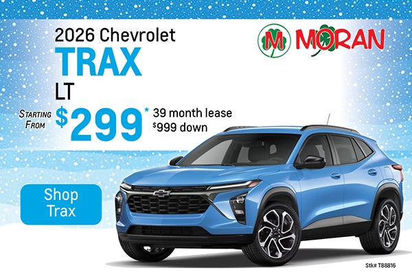 2026 CHEVROLET TRAX LT $299/month