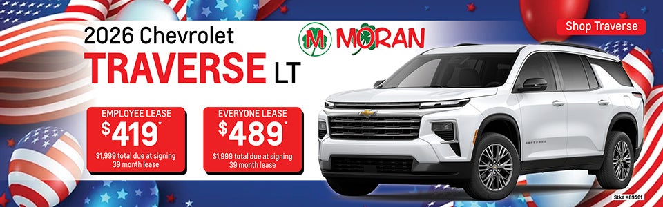 Traverse Lease Special