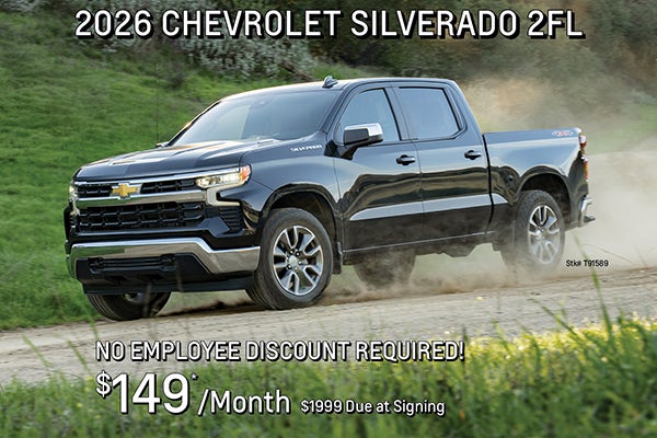Silverado 1500 2FL Lease Special