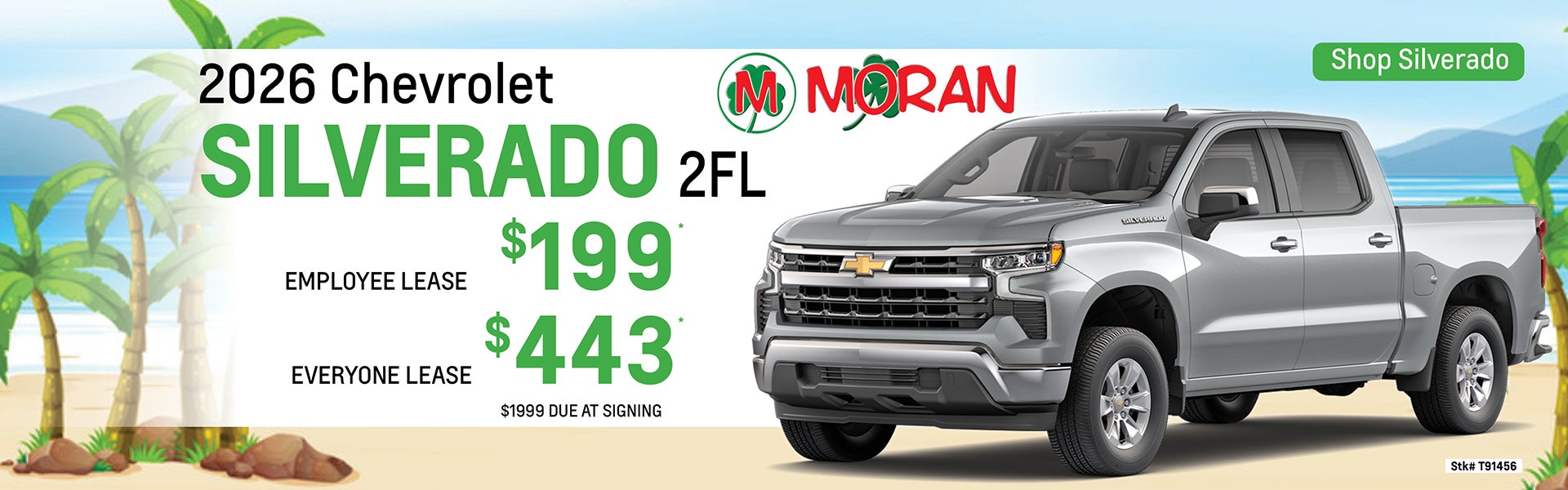 Silverado 1500 2LT Lease Special