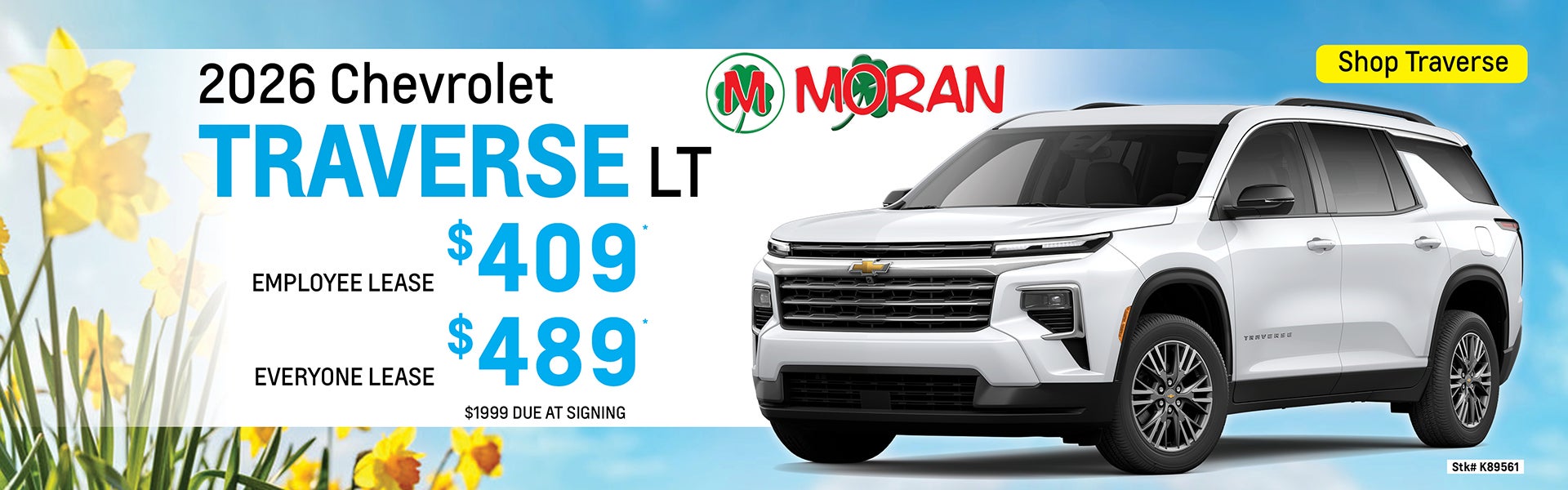 Traverse Lease Special