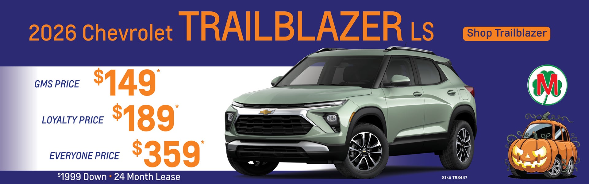 26 Trailblazer Lease Special