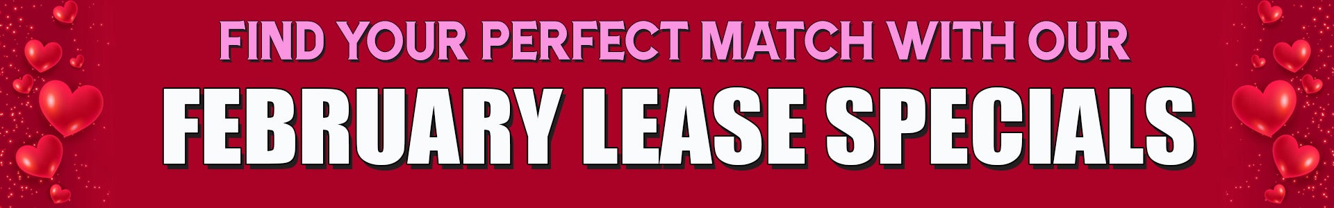 January Lease Specials Banner